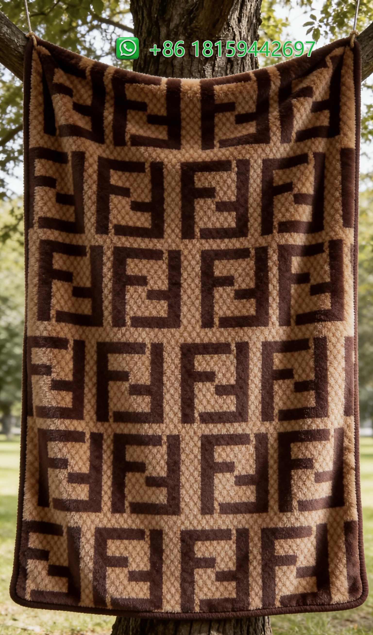Fendi Throw Blankets